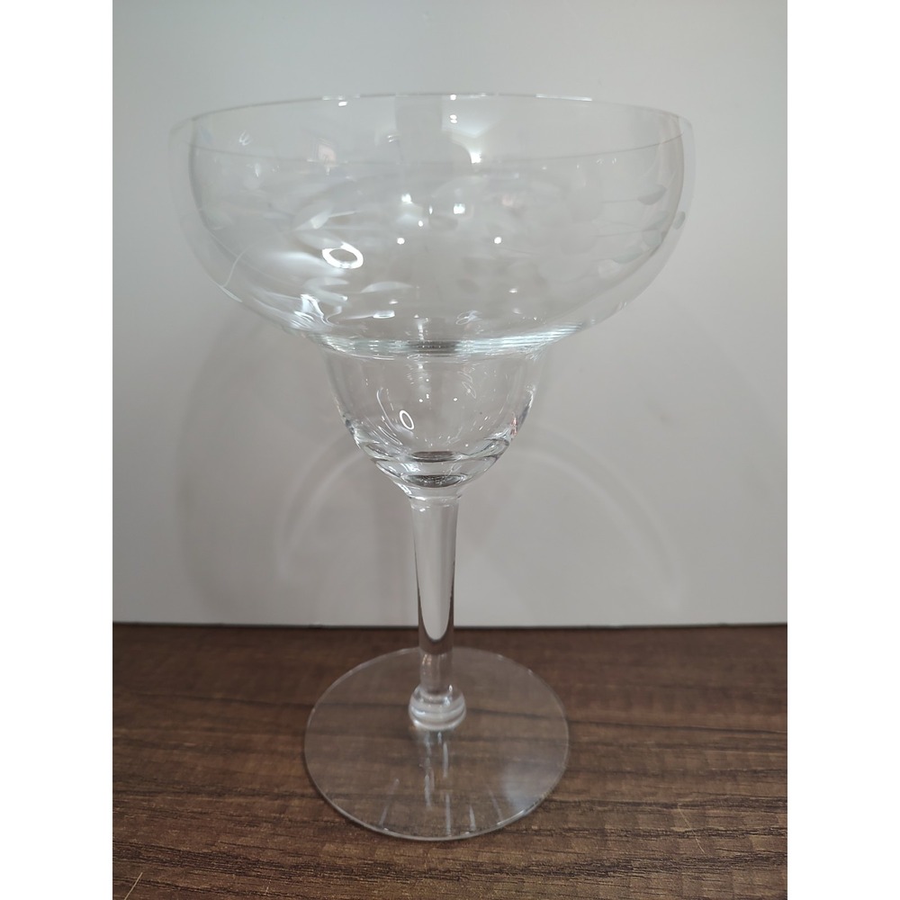 Princess House Crystal Heritage Margarita Glass Discontinued Replacement Barware